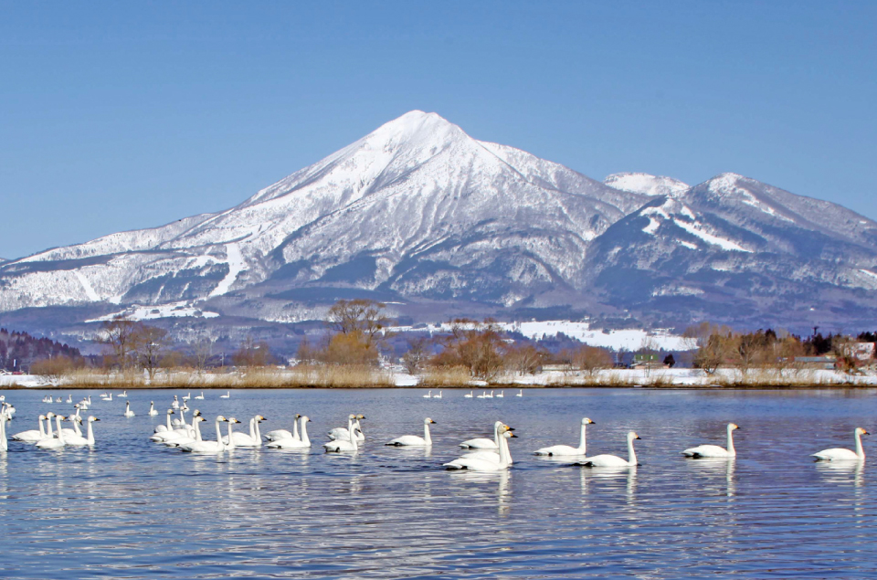 Lake Inawashiro and Mount Bandai