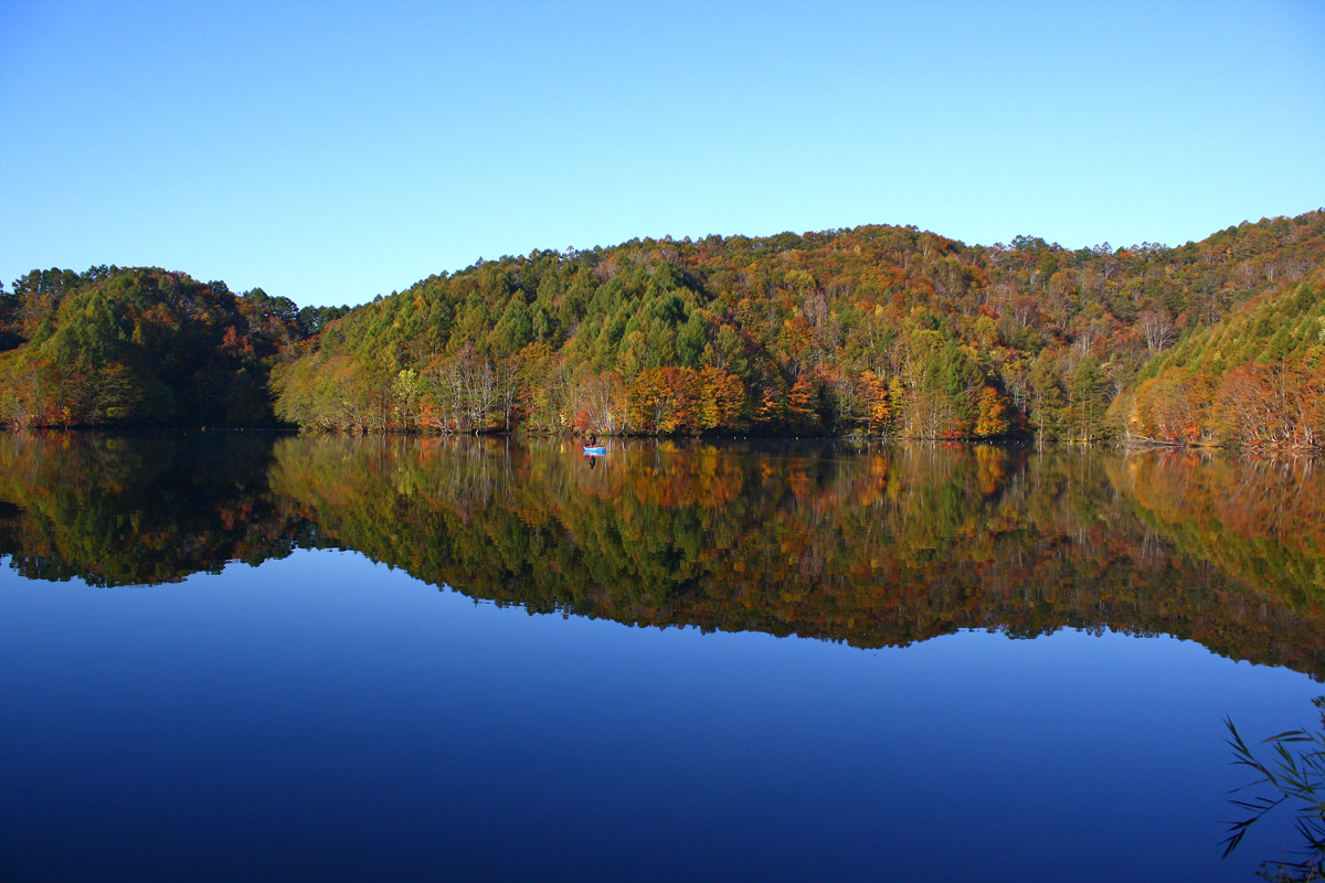 Autumn Foliage at Lake Sohara